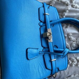 Elegant Blue Handbag
